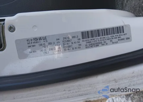 2016 Dodge Grand Caravan R/T из США, поврежденный, VIN 2C4RDGEG7GR353233